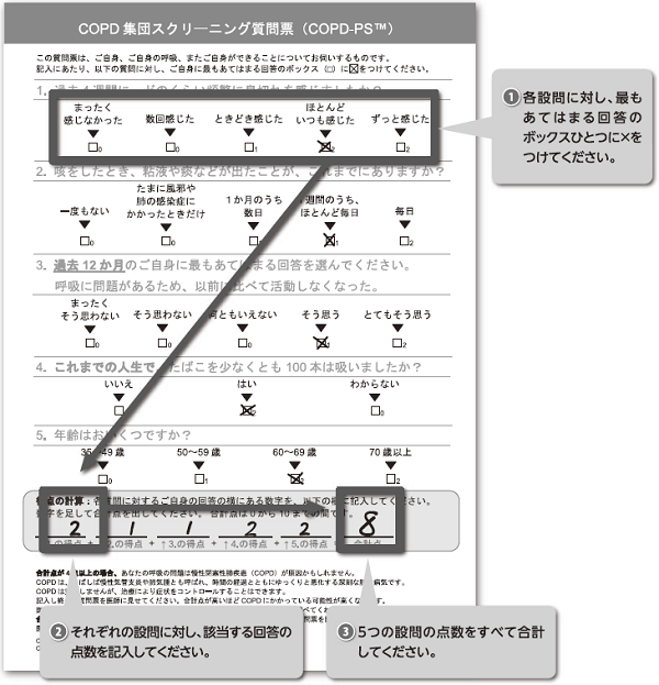 COPD-PSシート